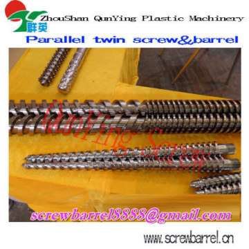 Conical Parallel Twin Screw Barrel For Extruder Machines 